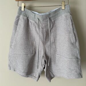 Beige Men's Lululemon At Ease Shorts